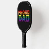 Trotse papa LGBT Ouder Gay Pride Papa Pickleball Paddle (Links)