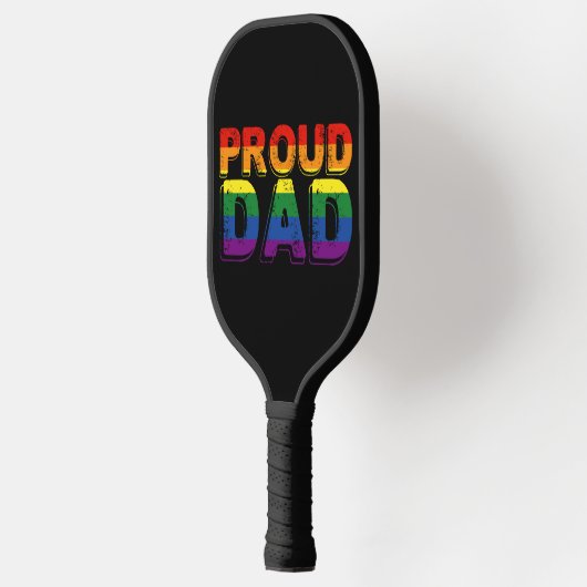 Trotse papa LGBT Ouder Gay Pride Papa Pickleball Paddle (Links)