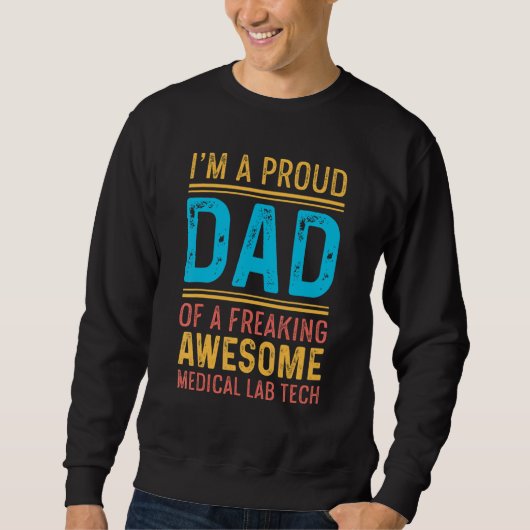 Trotse Papa Liefhebbende Papa Trui (Voorkant)