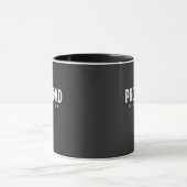 Trotse Papa Sinds 20XX Modern Minimalistisch Mok (Midden)