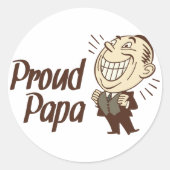 Trotse papa Stickers (Voorkant)