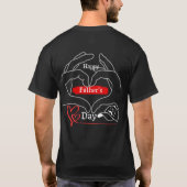 Trotse papa T-shirt - Vaderdag Special (Achterkant)