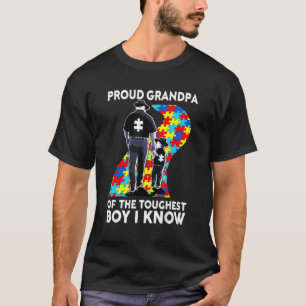 Trotse papa van de toughest jongen die ik ken Auti T-shirt