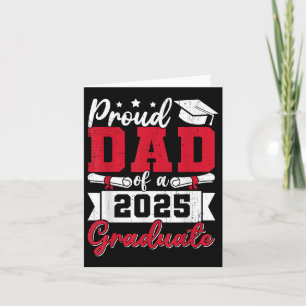 Trotse papa van een 2025 Afstuderen papa Afstudere Kaart