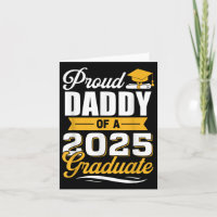 Trotse papa van een 2025 Afstuderen papa Afstudere