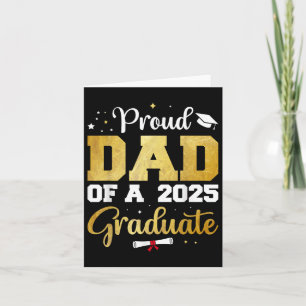 Trotse papa van een 2025 Afstuderen papa Afstudere Kaart
