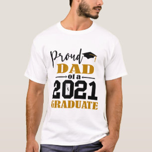 Trotse papa van een afgestudeerde in 2021 t-shirt
