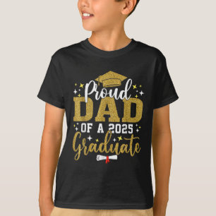 Trotse papa van een afgestudeerde in 2025 Afstudee T-shirt