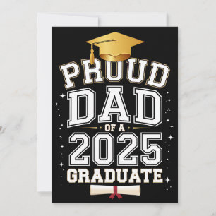 Trotse papa van een afgestudeerde in 2025 Familie  Kaart