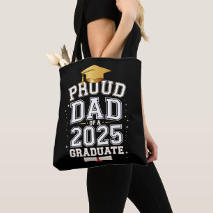 Trotse papa van een afgestudeerde in 2025 Familie Tote Bag
