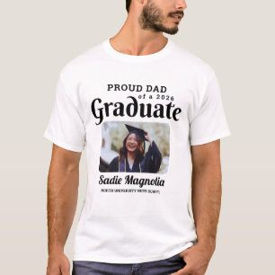 Trotse papa van een afgestudeerde in 2026, geperso t-shirt