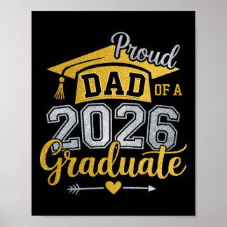 Trotse papa van een afgestudeerde in 2026 voor Cl  Poster