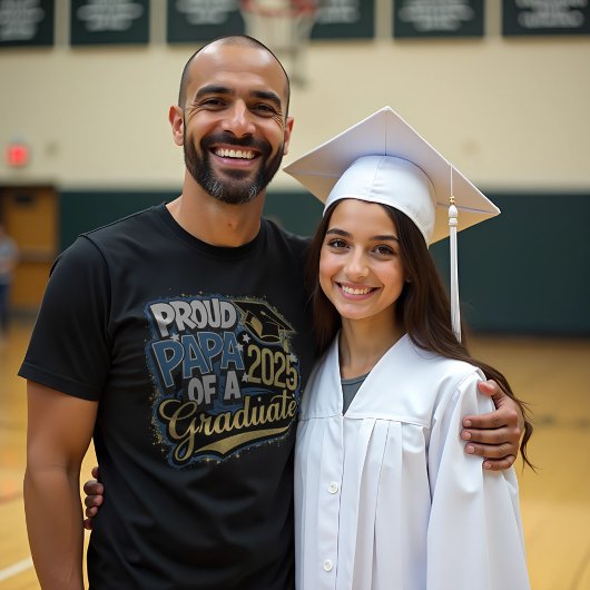 Trotse papa van een Afstuderen 2025 T-shirt