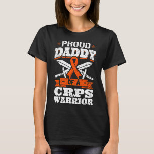Trotse papa van een CRPS Warrior RSD Awareness Rib T-shirt