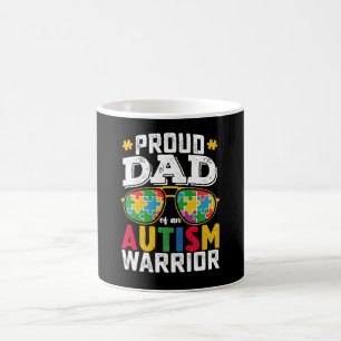 Trotse papa van een familie met een autisme-strijd koffiemok