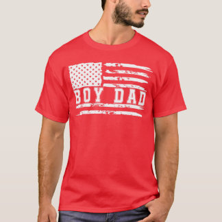 Trotse papa van een jongen Vader van jongens voor  T-shirt