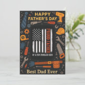 Trotse papa van een paar Kinder vaders dag cadeau Kaart (Staand voorkant)