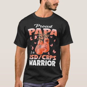 Trotse papa van een RSD CRPS Warrior Awareness Box T-shirt