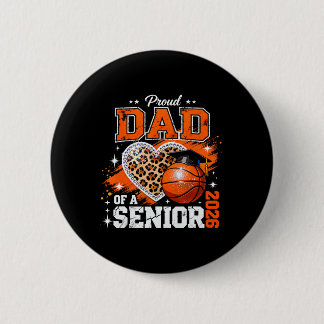 Trotse papa van een senior 2026 Sketll Luipaard Af Ronde Button 5,7 Cm