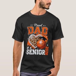 Trotse papa van een senior 2026 Sketll Luipaard Af T-shirt