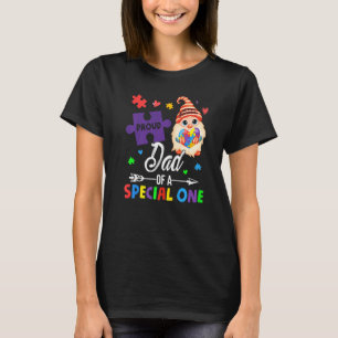 Trotse papa van een speciale puzzel-kabouter Autis T-shirt