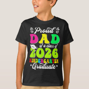 Trotse papa van eindexamenkandidaten uit de klas v t-shirt