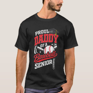 Trotse papa van eindexamenklas honkbal 2027 t-shirt