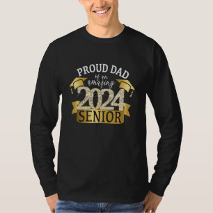 Trotse papa van eindexamenstudent 2024 I Elegante  T-shirt