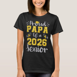 Trotse papa van eindexamenstudent 2026 t-shirt