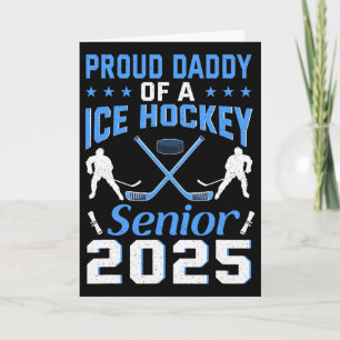 Trotse papa van eindexamenstudent ijshockey 2025 kaart