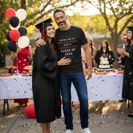 Trotse Papa van haar Afstudeerklas Generatie Klas  T-shirt