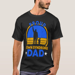 Trotse papa van kind met downsyndroom papa Leuk tr T-shirt