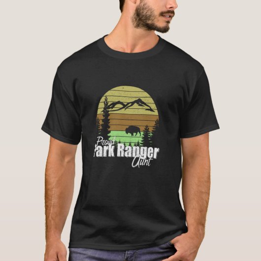 Trotse Park Ranger Tante T-shirt (Voorkant)
