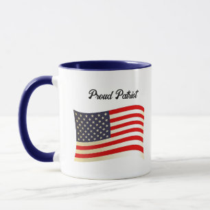 Trotse Patriot Amerikaanse vlag, Amerikaanse Onafh Mok