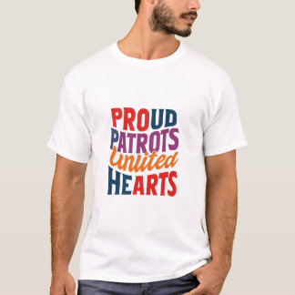 "Trotse Patriots United Hearts" T-shirt