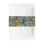 Trotse Pauw Uitnodiging Buik Bands Uitnodigingen Wikkel (Voorkant Voorbeeld)