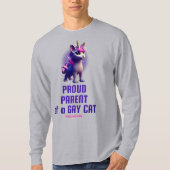 Trotse Paw-rent: Uni-Cat Edition T-shirt (Voorkant)