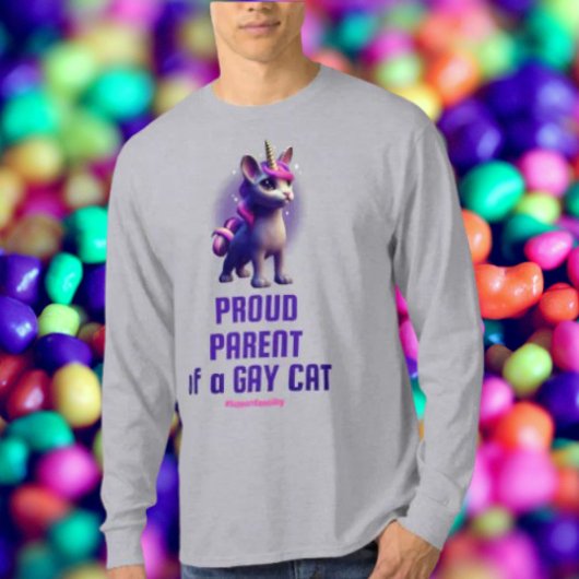 Trotse Paw-rent: Uni-Cat Edition T-shirt