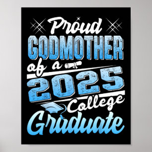 Trotse peetmoeder van 2025 Afstuderen College Shir Poster