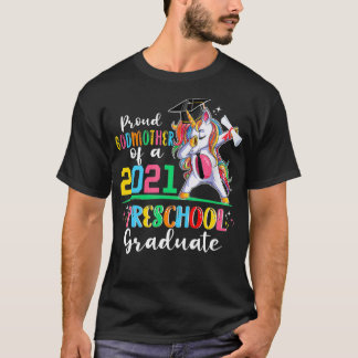 Trotse peetmoeder van een 2021 voorschool Afstuder T-shirt