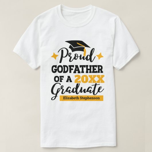 Trotse peetvader van de afstuderen familie matchin t-shirt (Design voorkant)