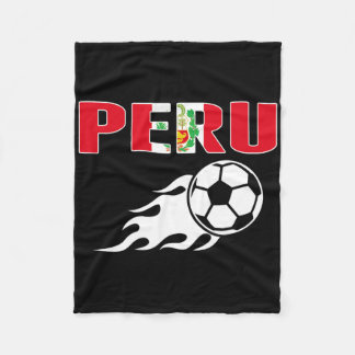 Trotse Peru Voetbalfans Jersey Peruviaanse Vlag Vo Fleece Deken