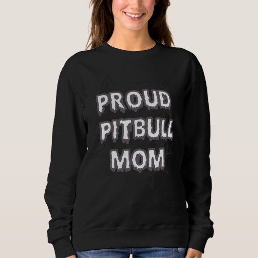 Trotse Pitbull Moeder 90 Trui (Voorkant)