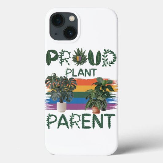 Trotse Plant Ouder - LGBTQ+ iPhone hoesje (Achterkant)
