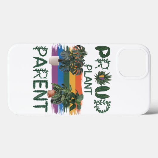 Trotse Plant Ouder - LGBTQ+ iPhone hoesje (Achterkant (horizontaal))