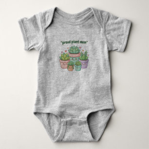 Trotse Plantenmoeder Funny Chibi Vetplanten Kinder Romper