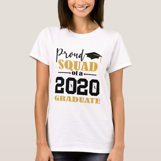 Trotse ploeg van een 2020 Afstuderen T-shirt (Voorkant)