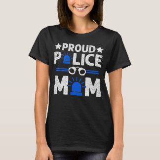 Trotse Politie Mam T-shirt