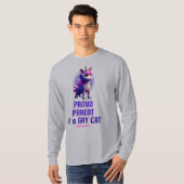 Trotse Poot-ouder: Uni-Kat Editie T-shirt (Voorkant volledig)