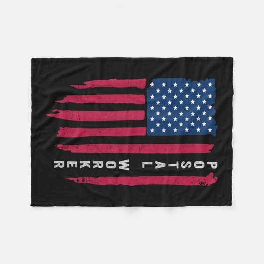 Trotse postbeambte Postmaster US Post Service MEM Fleece Deken (Voorkant (Horizontaal))
